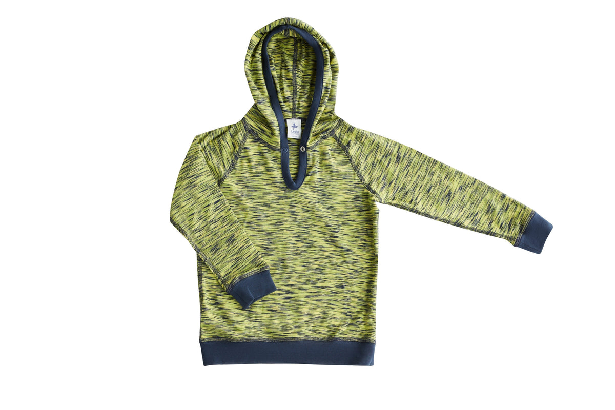 Baby Hooded Top, Meadow — Leela Cotton, view 2