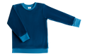 Kids' Velour Sweatshirt, Danube Blue