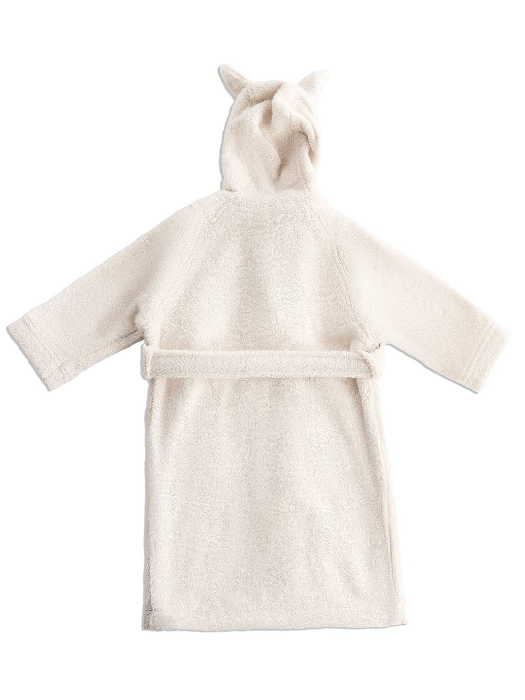 Baby Bathrobe, Natural — Leela Cotton, view 2
