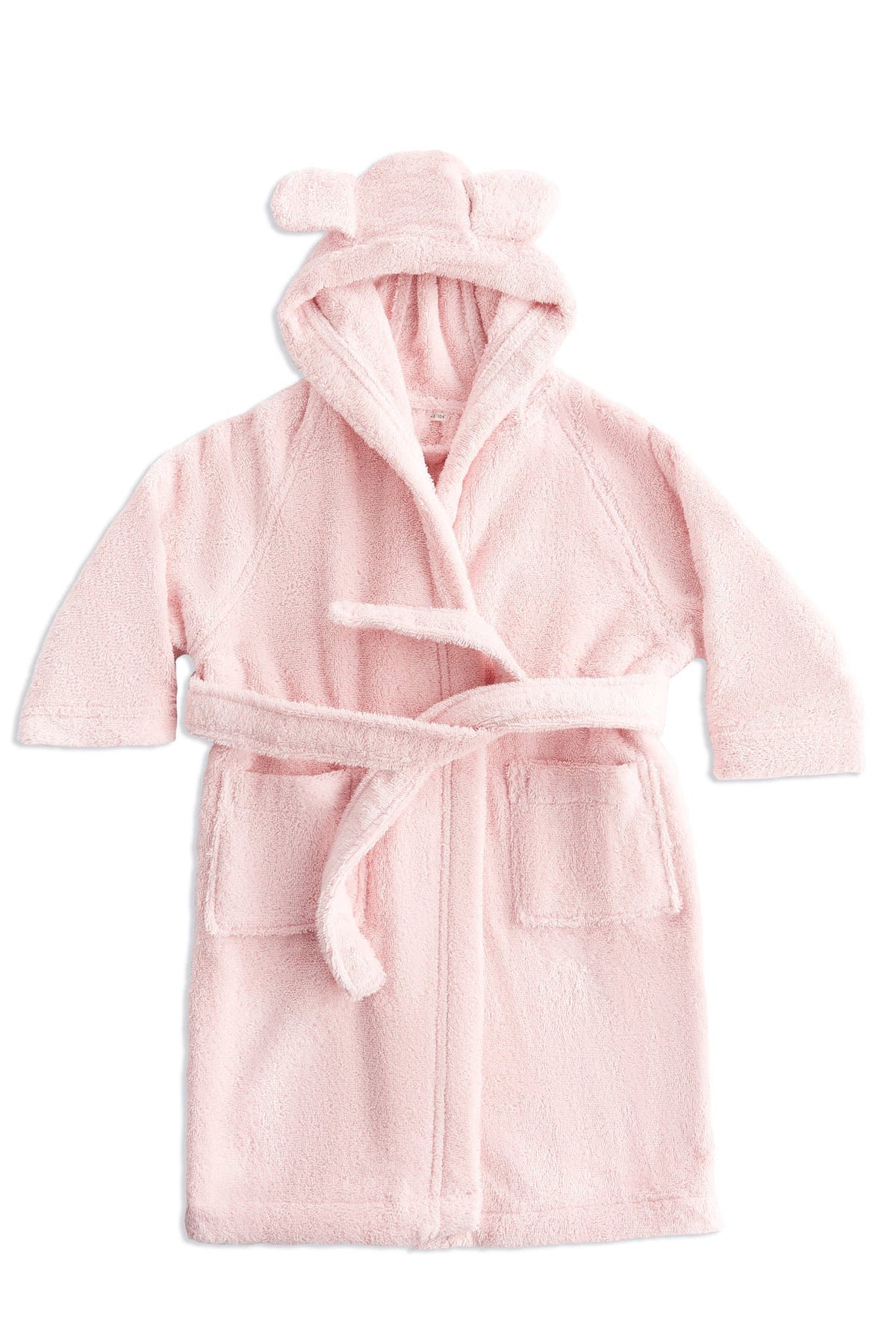 Baby Bathrobe, Pink — Leela Cotton
