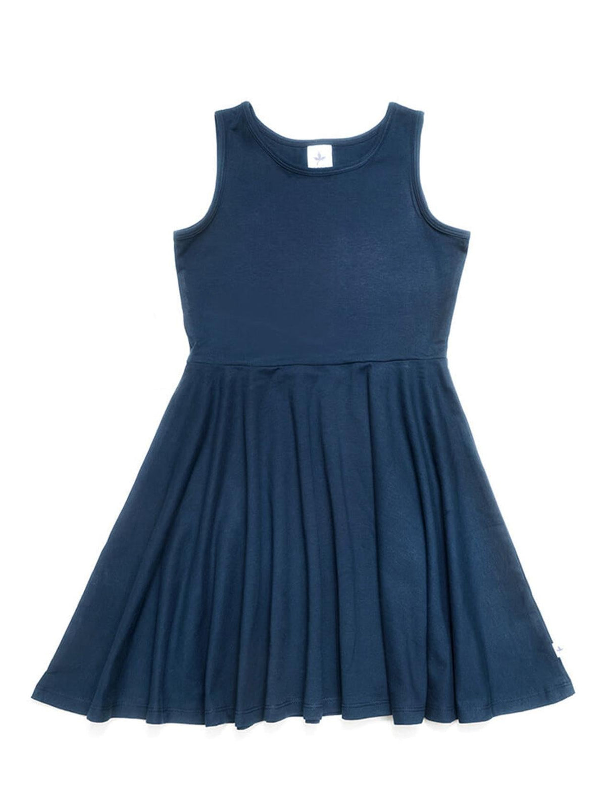 Baby Jersey Dress, Indigo — Leela Cotton