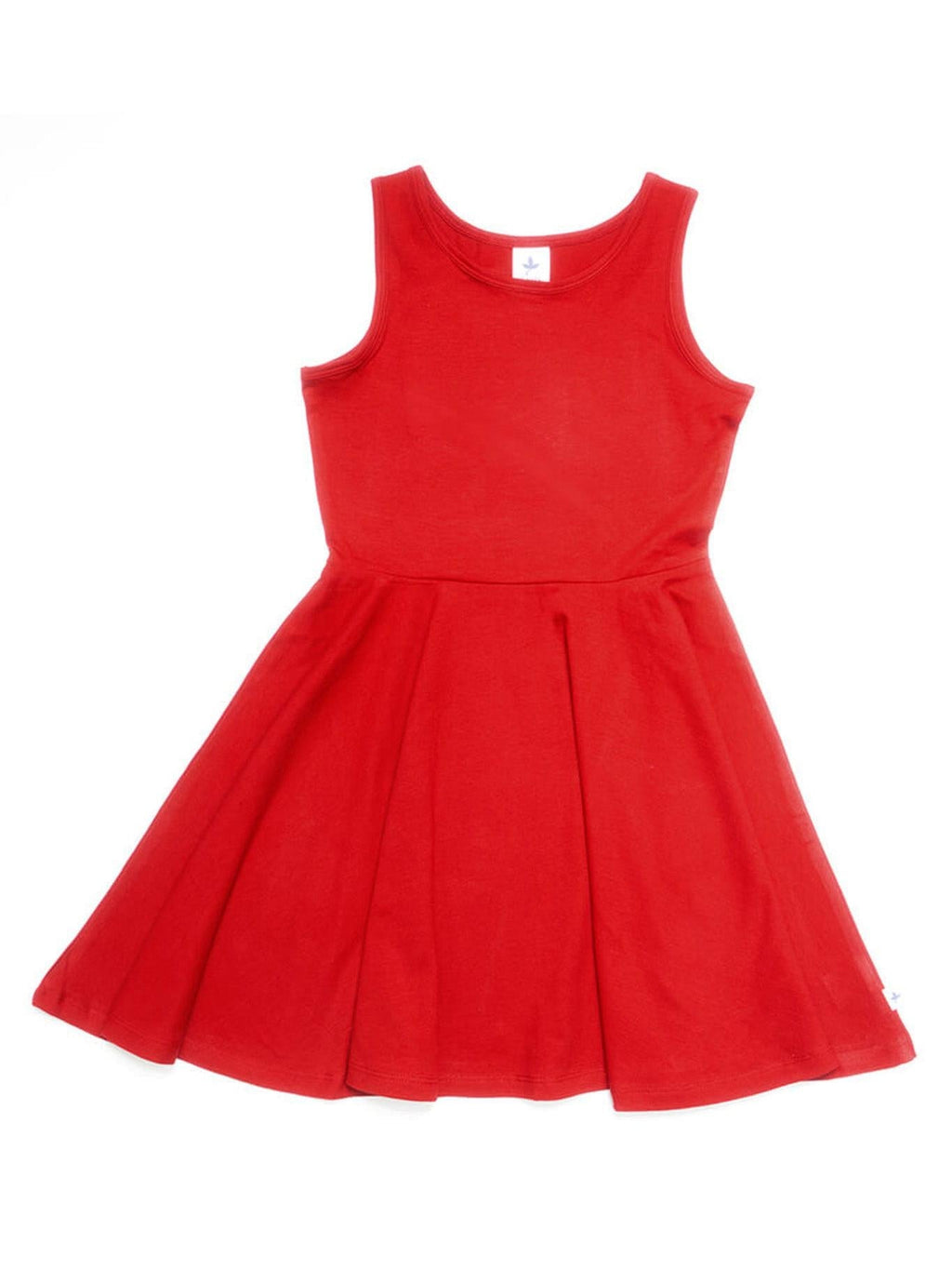 Baby Jersey Dress, Brick Red