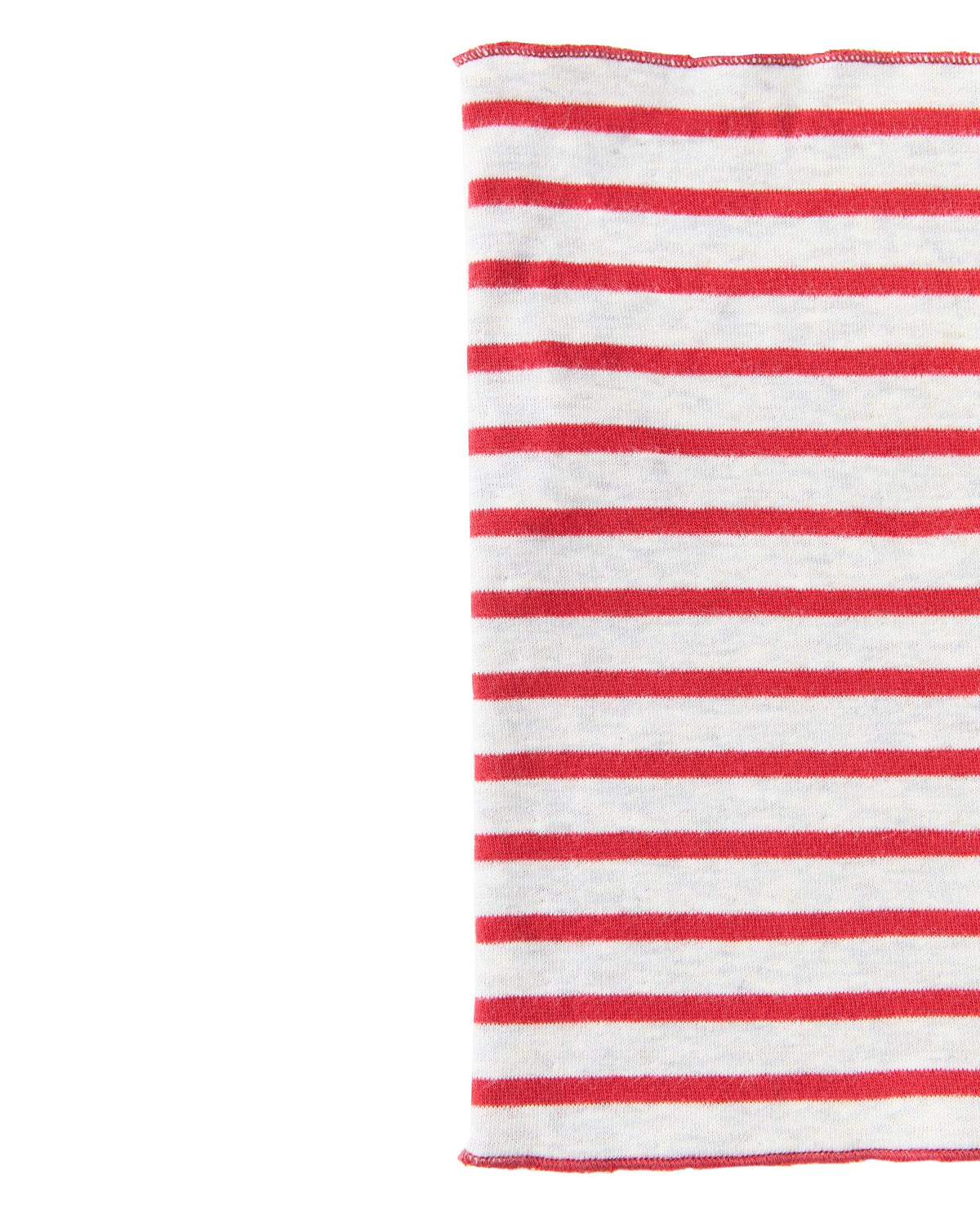 Reversible Loop Scarf, Brick Red / Beige — Leela Cotton, view 4