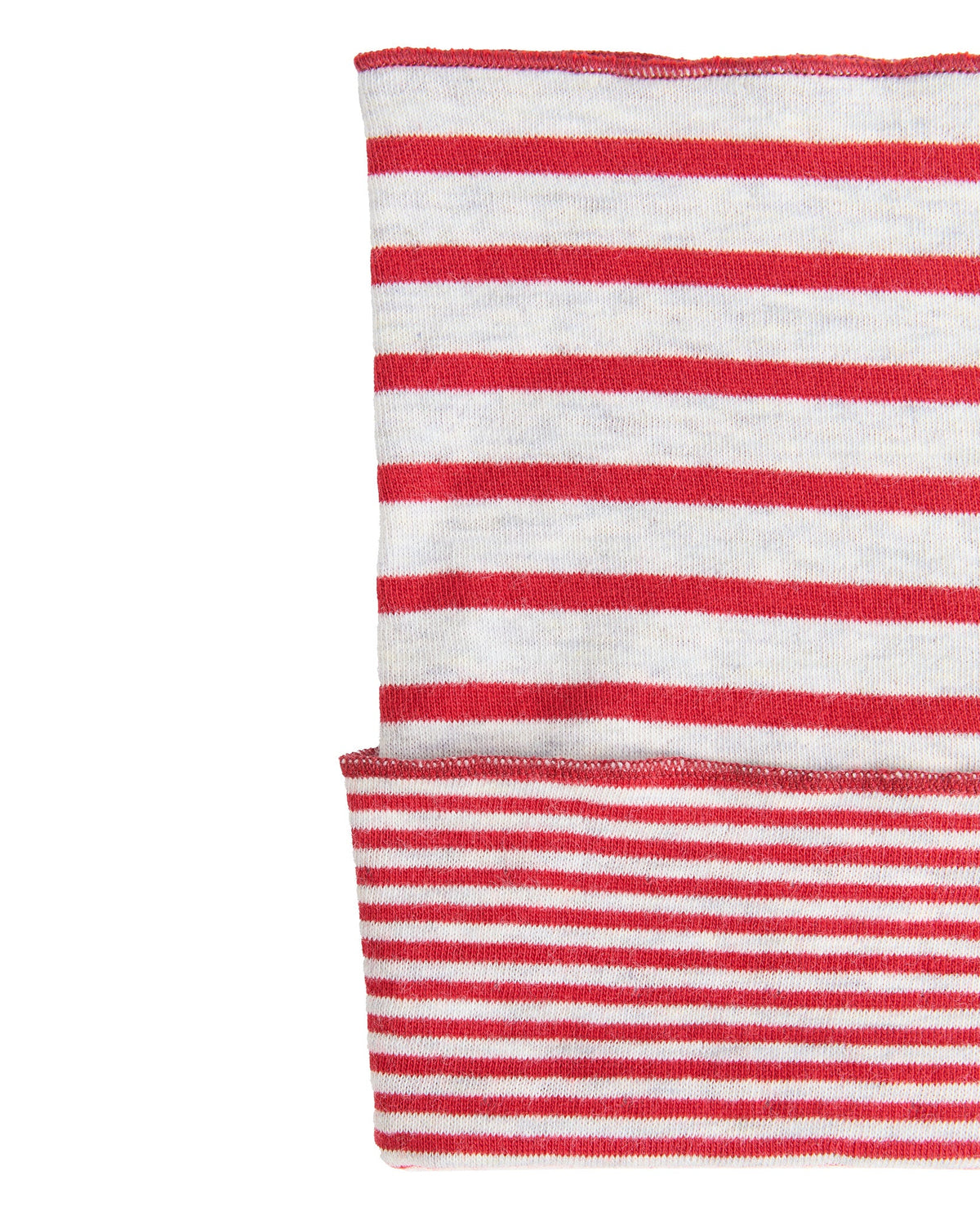 Reversible Loop Scarf, Brick Red / Beige — Leela Cotton, view 2