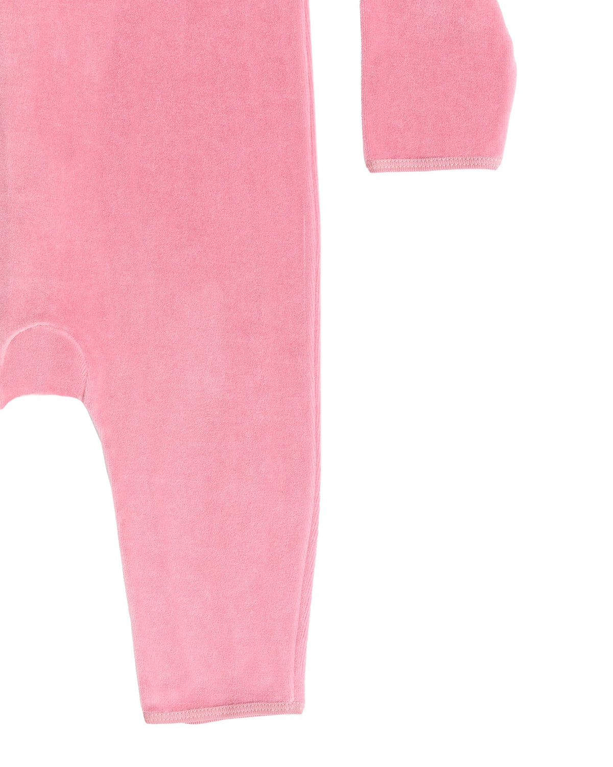 Baby Long Sleeved Romper, Dusty Pink — Leela Cotton, view 4