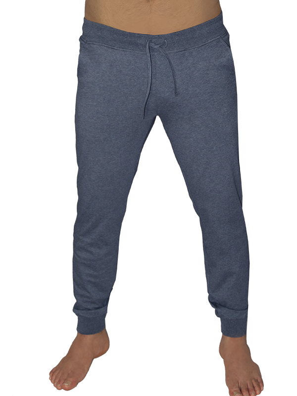 Men's Trousers, Navy - Melange