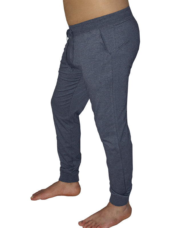 Men's Trousers, Navy - Melange