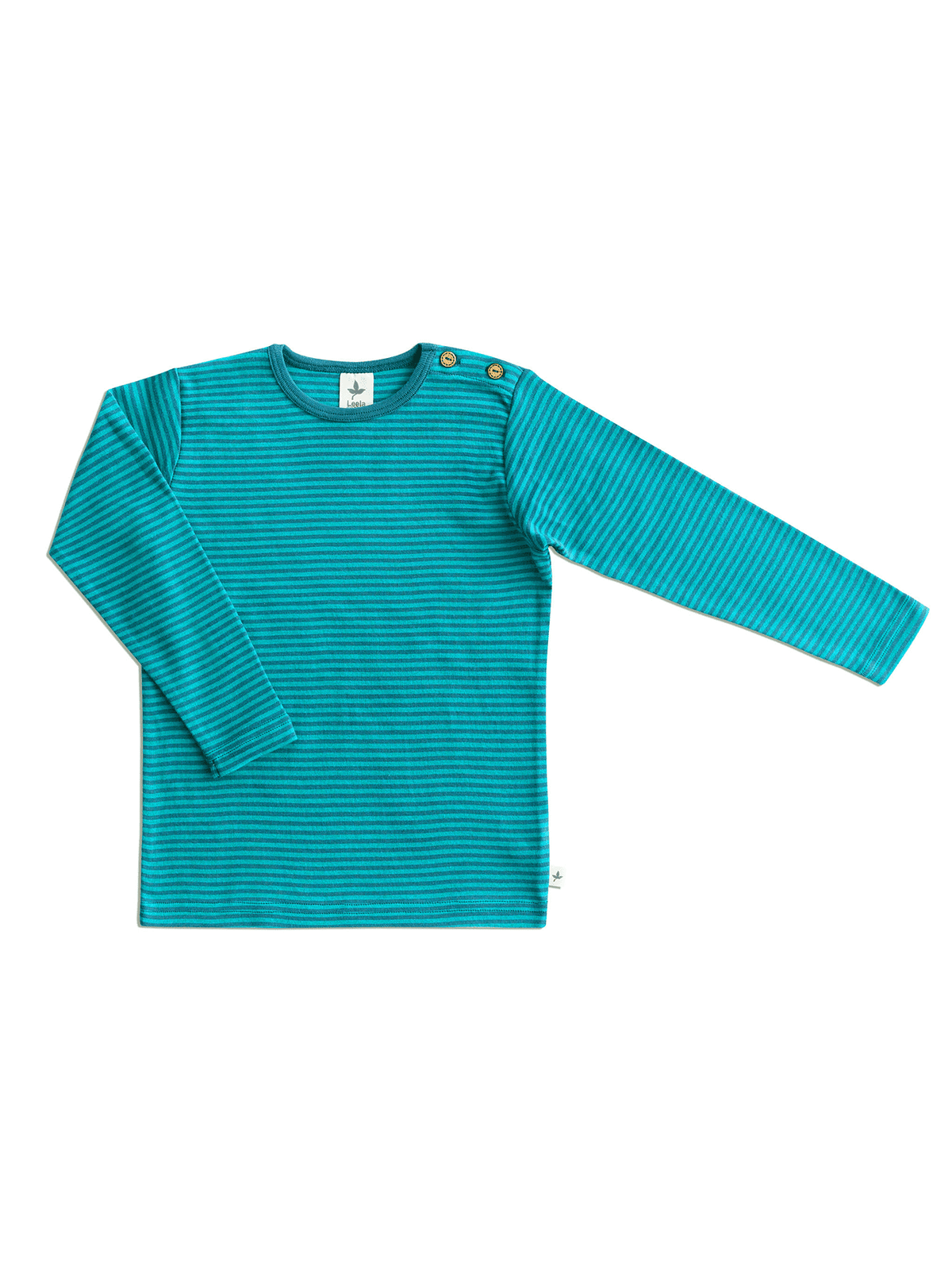 Kids' Long Sleeve Top, Danube Blue/ Lapis