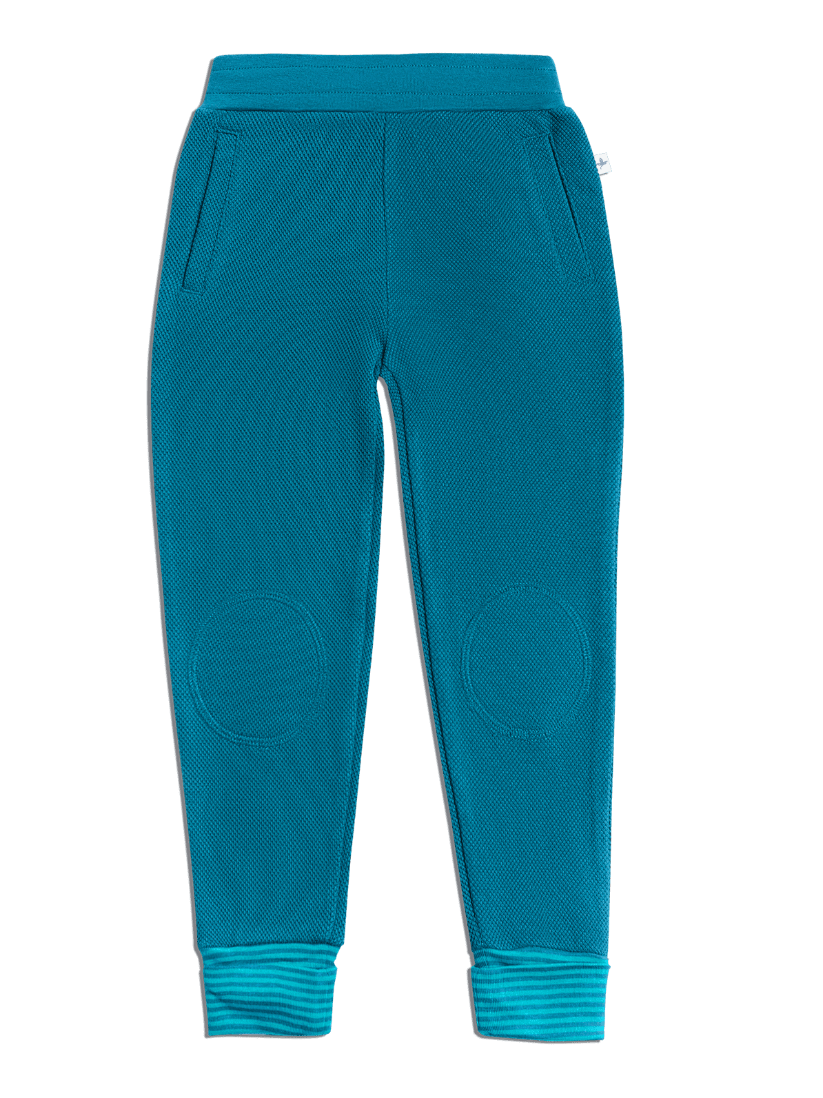 Baby Piqué Trousers, Danube Blue — Leela Cotton