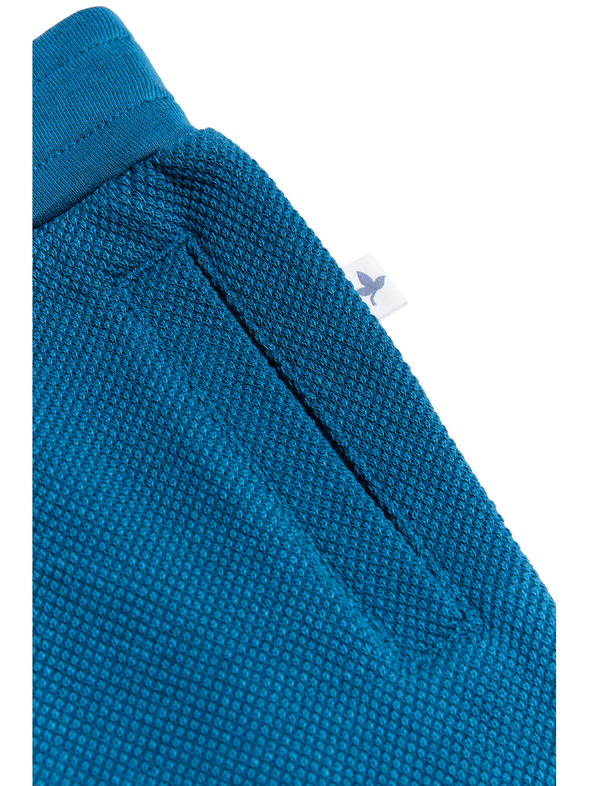 Baby Piqué Trousers, Danube Blue — Leela Cotton, view 3