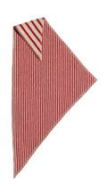 Triangle Scarf (4-Pack), Brick Red - Beige - Melange