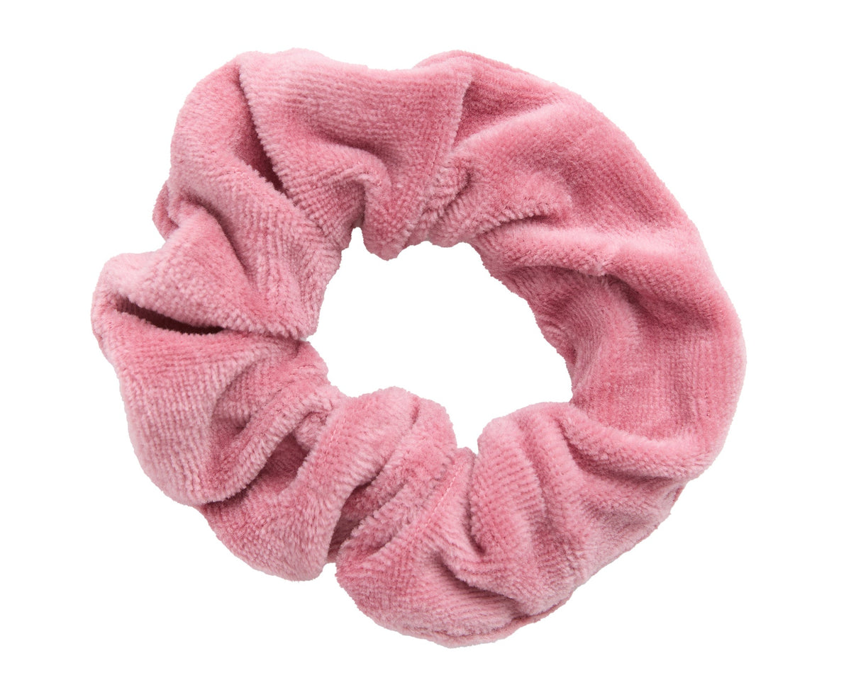 Velour Scrunchies, Dusty Pink — Leela Cotton