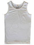 Girls' Vest Top, Natural White