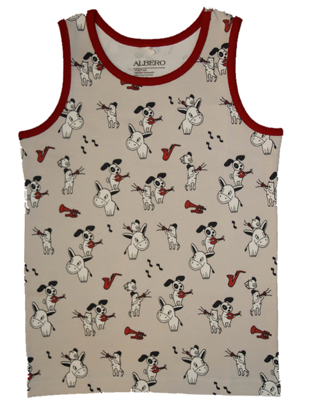 Girls' Vest Top, Beige