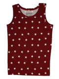 Girls' Vest Top, Dark Red