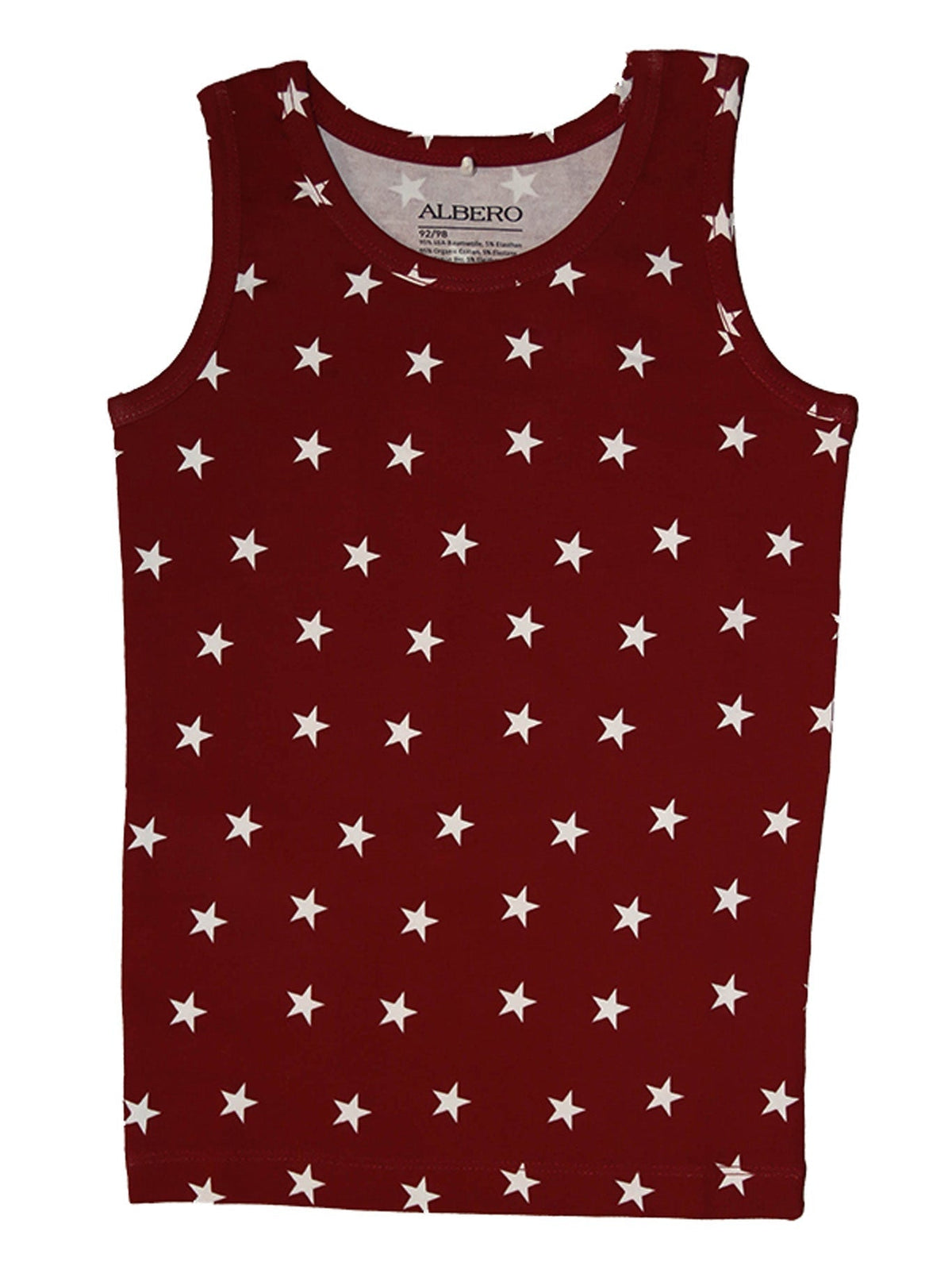 Girls' Vest Top, Dark Red