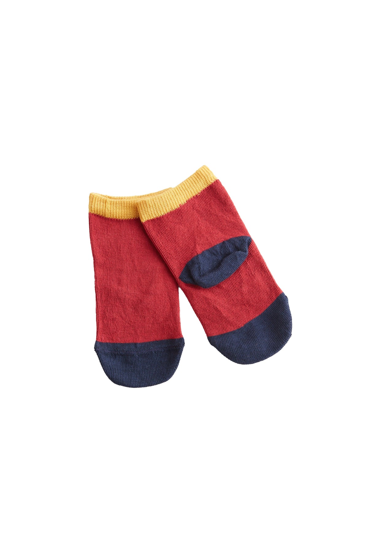 Baby Socks, Cherry Red (6-Pack) — Leela Cotton, view 2