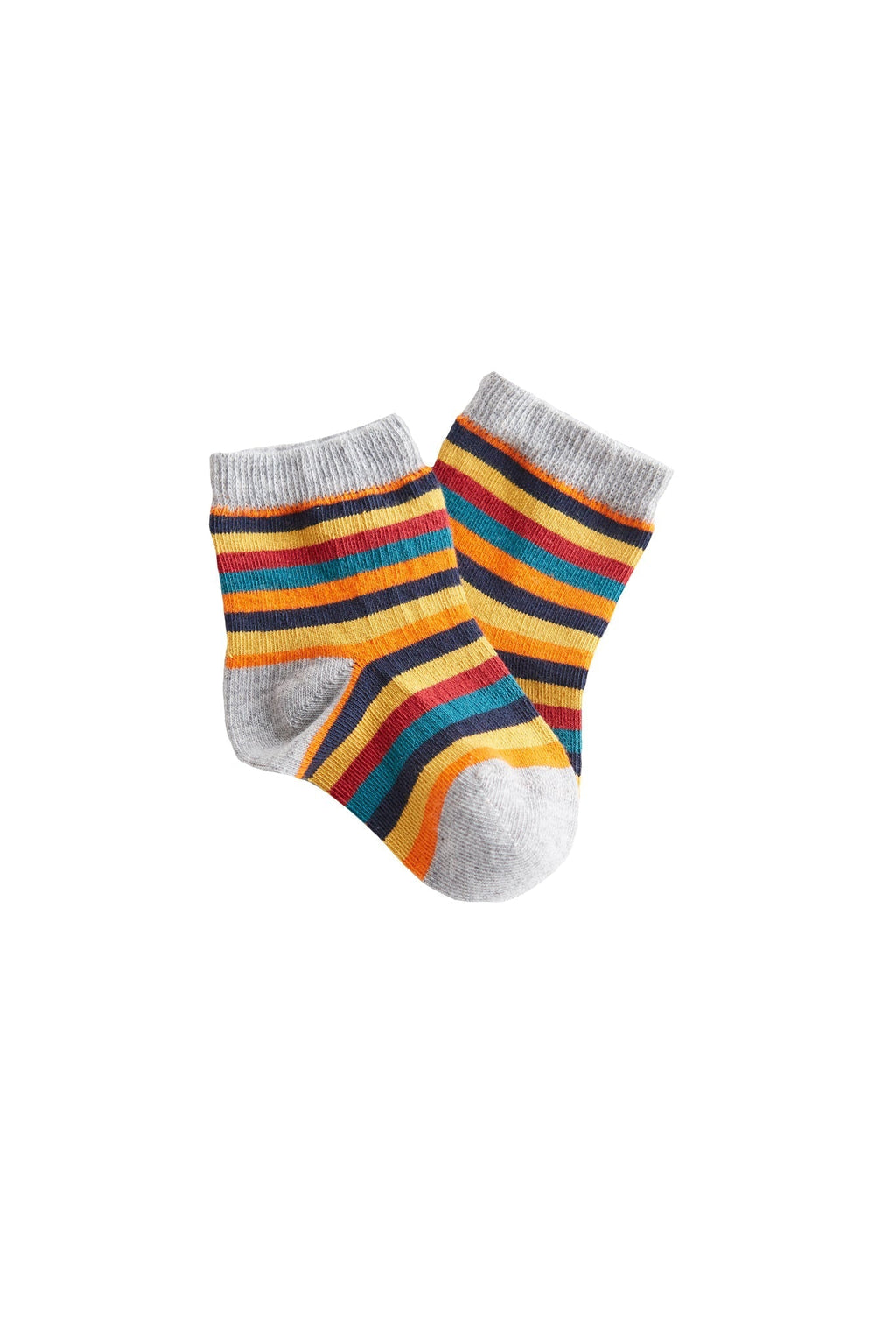 Kids' Socks, Curry Stripe (6-Pack)