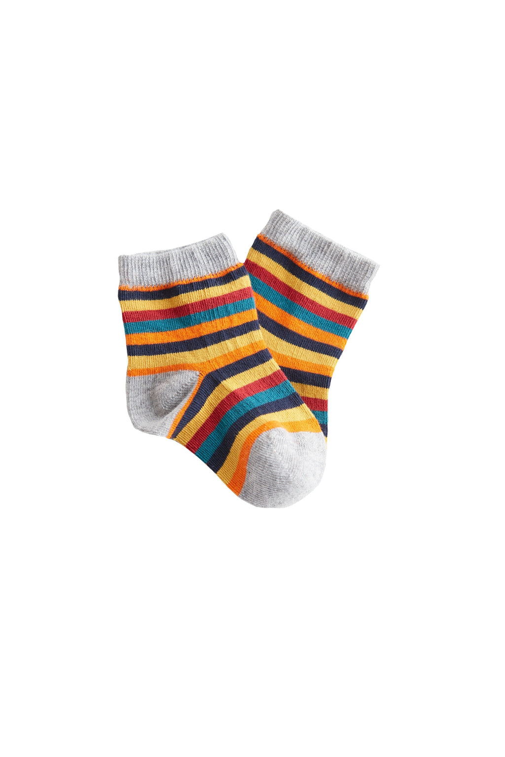 Kids' Socks, Curry Stripe (6-Pack)