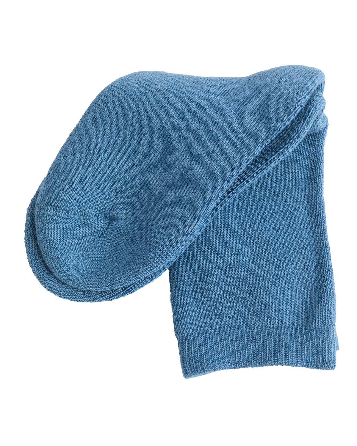 Kids' Towelling Socks, Denim Blue (6-Pack) — Leela Cotton