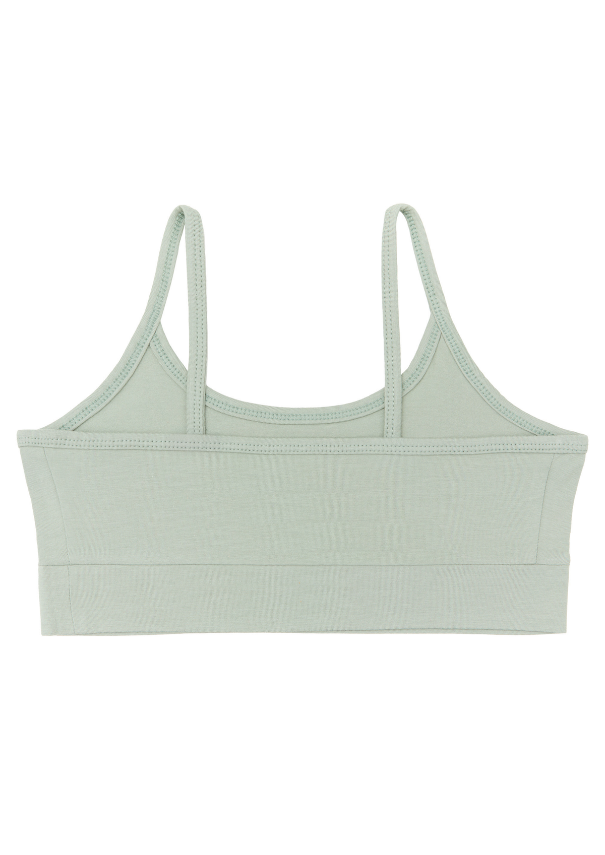 Girls' Bustier, Iceberg Green — Albero Natur, view 2