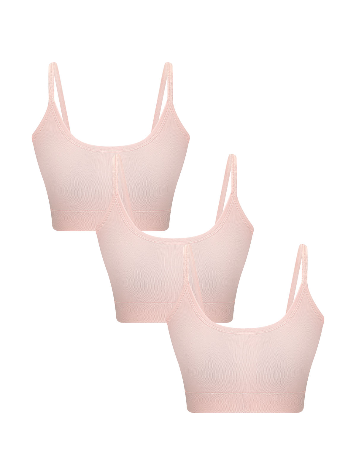 Women's Bustier, Rose Quartz 3-Pack — Albero Natur
