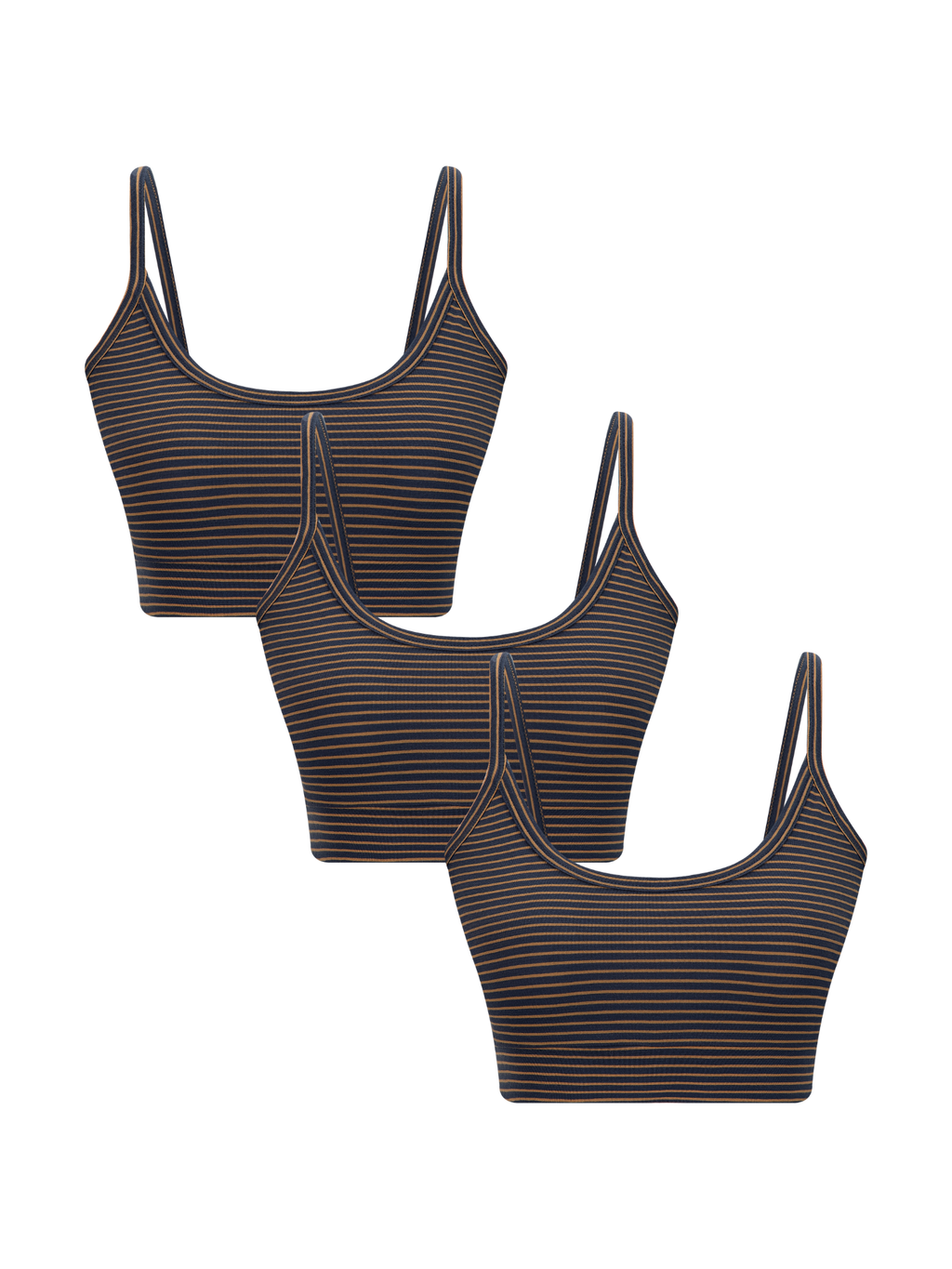 Women's Bustier, Indigo - Ginger 3-Pack