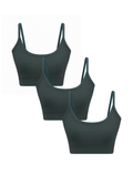 Women's Bustier, Fir/ Tabasco 3-Pack