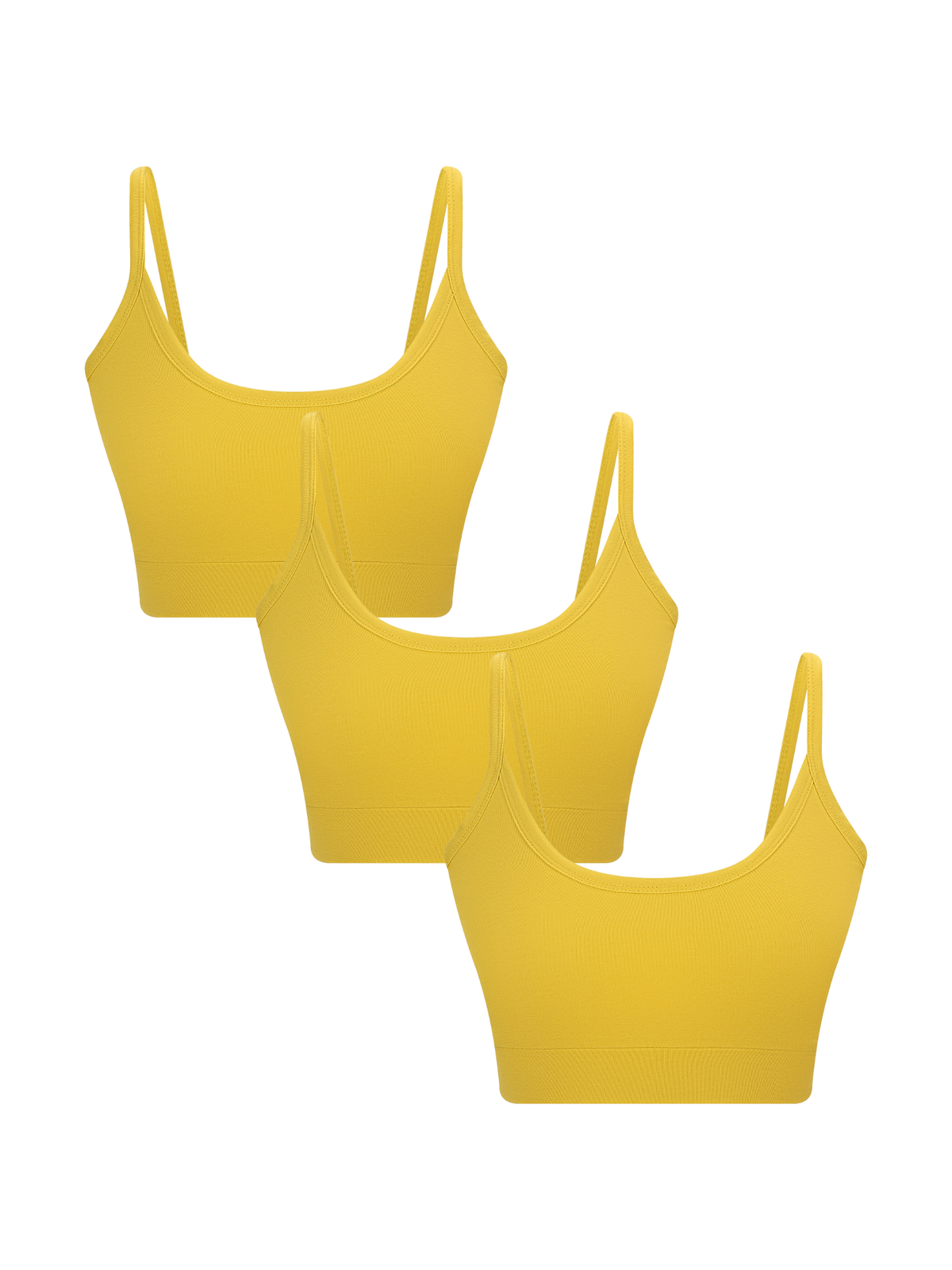 Women's Bustier, Lime 3-Pack