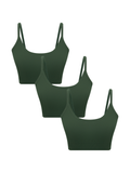 Women's Bustier, Pine Needle 3-Pack
