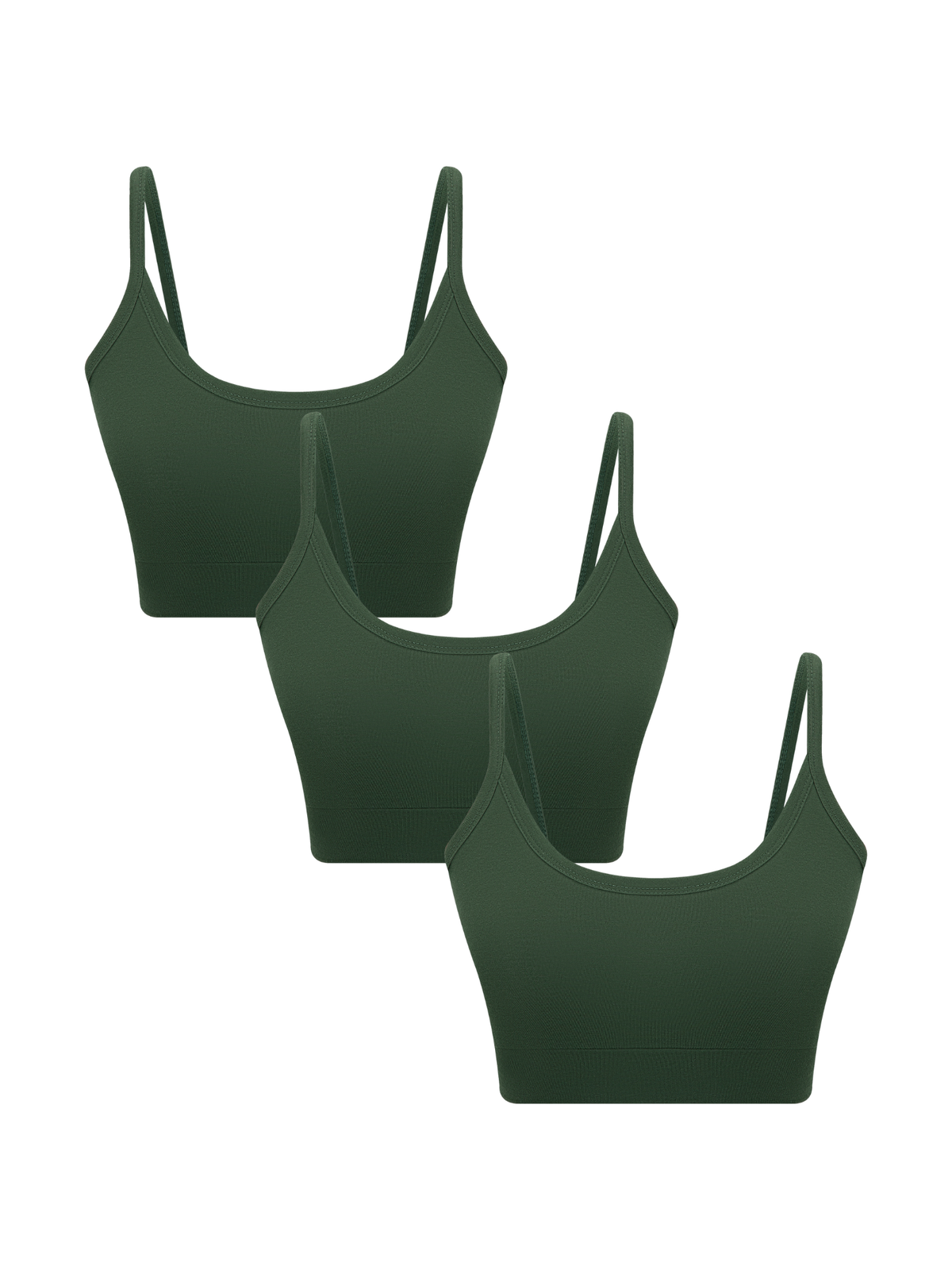 Women's Bustier, Pine Needle 3-Pack