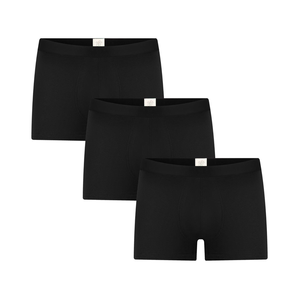 Men's Trunks, Black 3-Pack