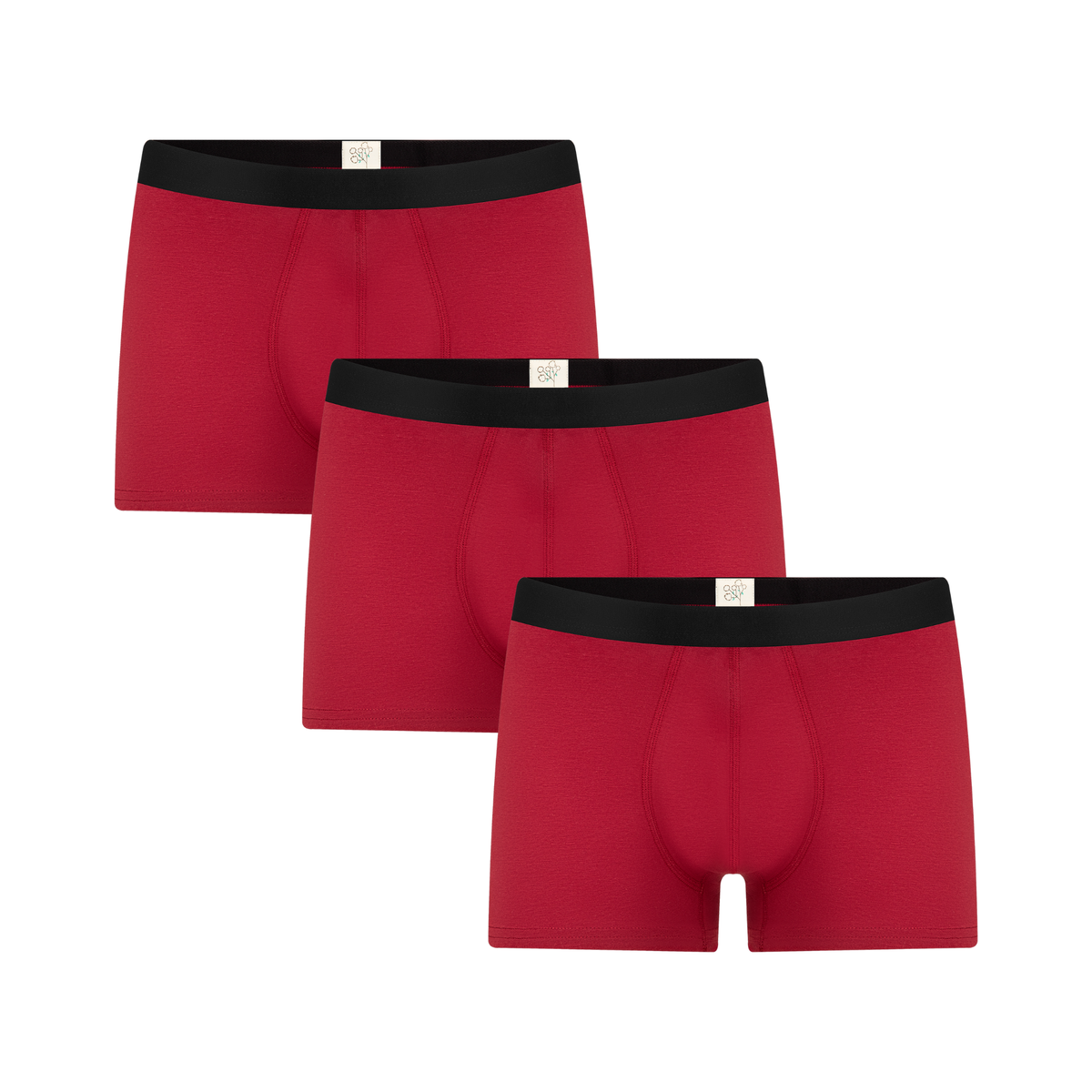 Men's Trunks, Tibet Red 3-Pack