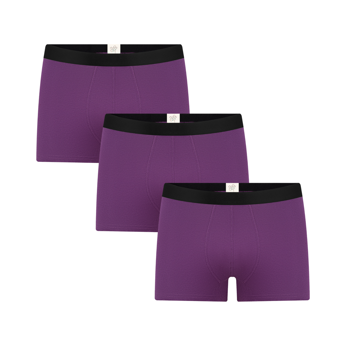 Men's Trunks, Wineberry 3-Pack