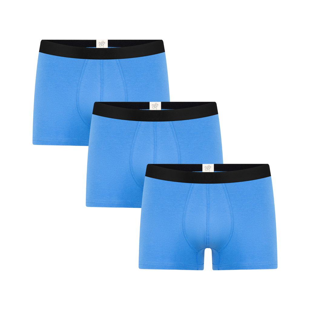 Men's Trunks, Aquamarine 3-Pack