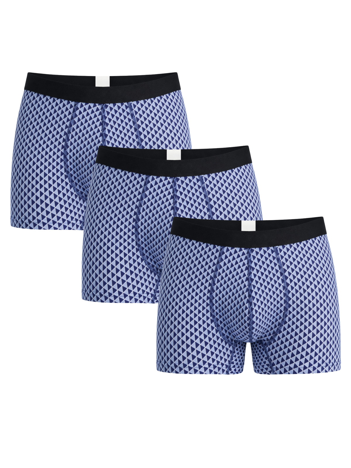 Men's Trunks, Geo Wave 3-Pack