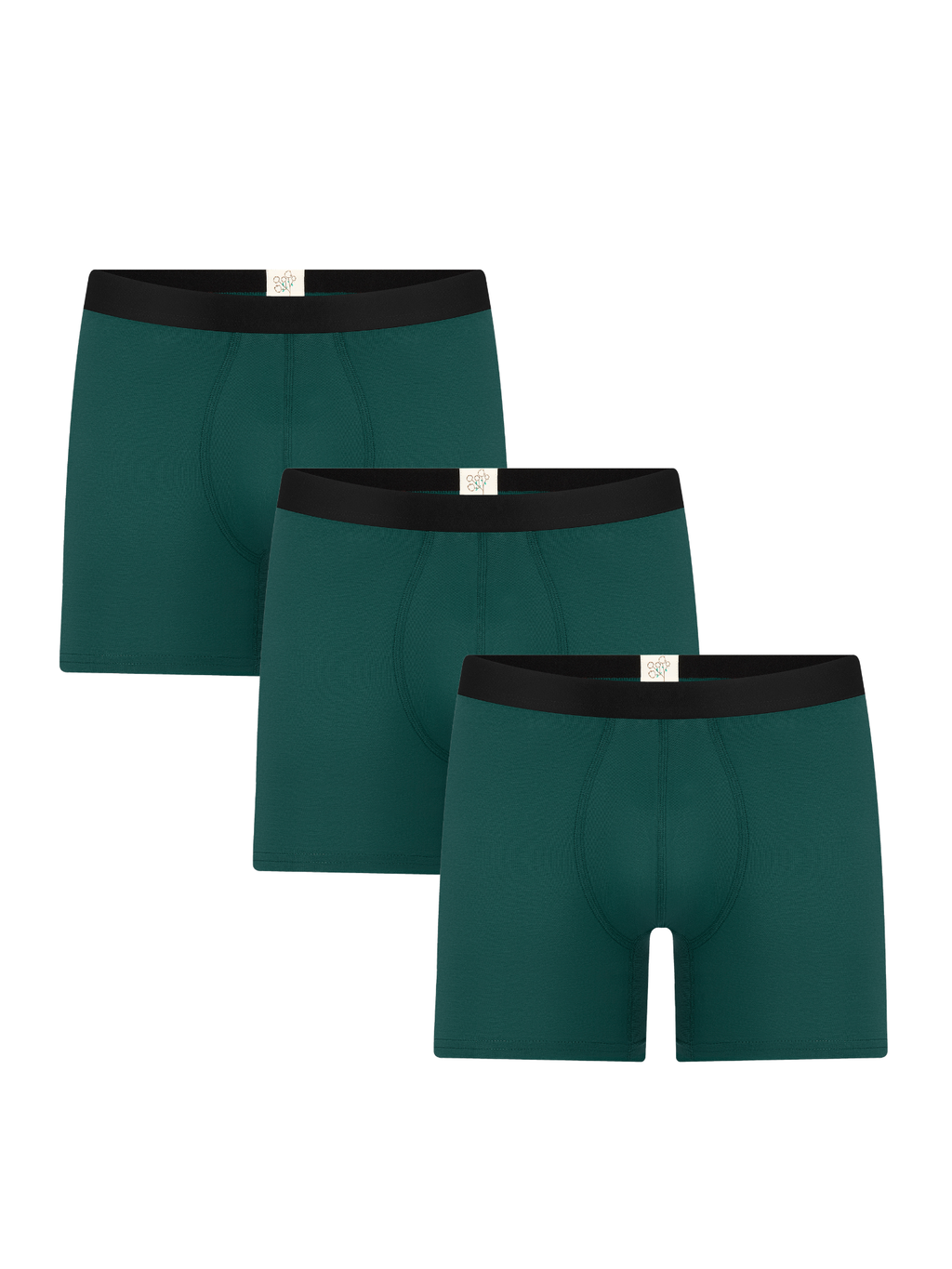 Men's Long Trunks, Pine Needle (3-Pack)