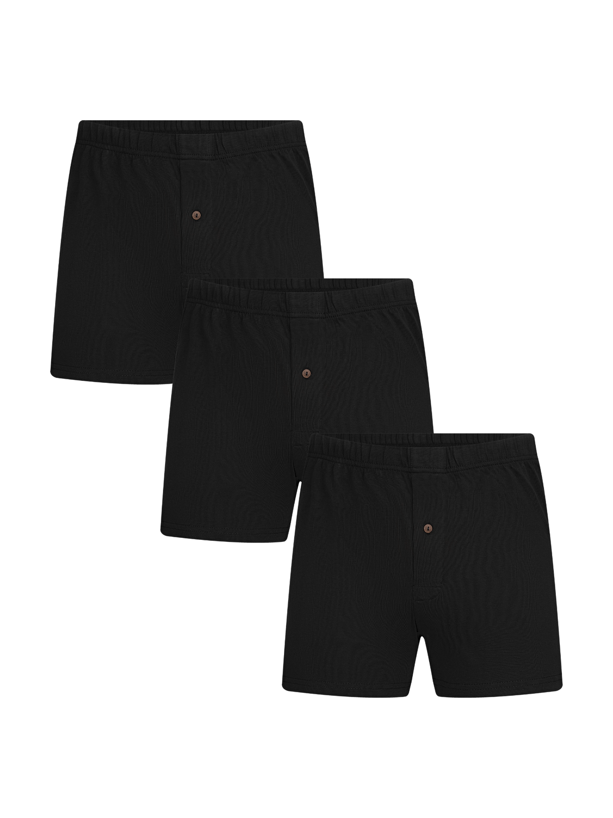 Men's Boxer Shorts, Black 3-Pack
