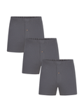 Men's Boxer Shorts, Anthracite 3-Pack