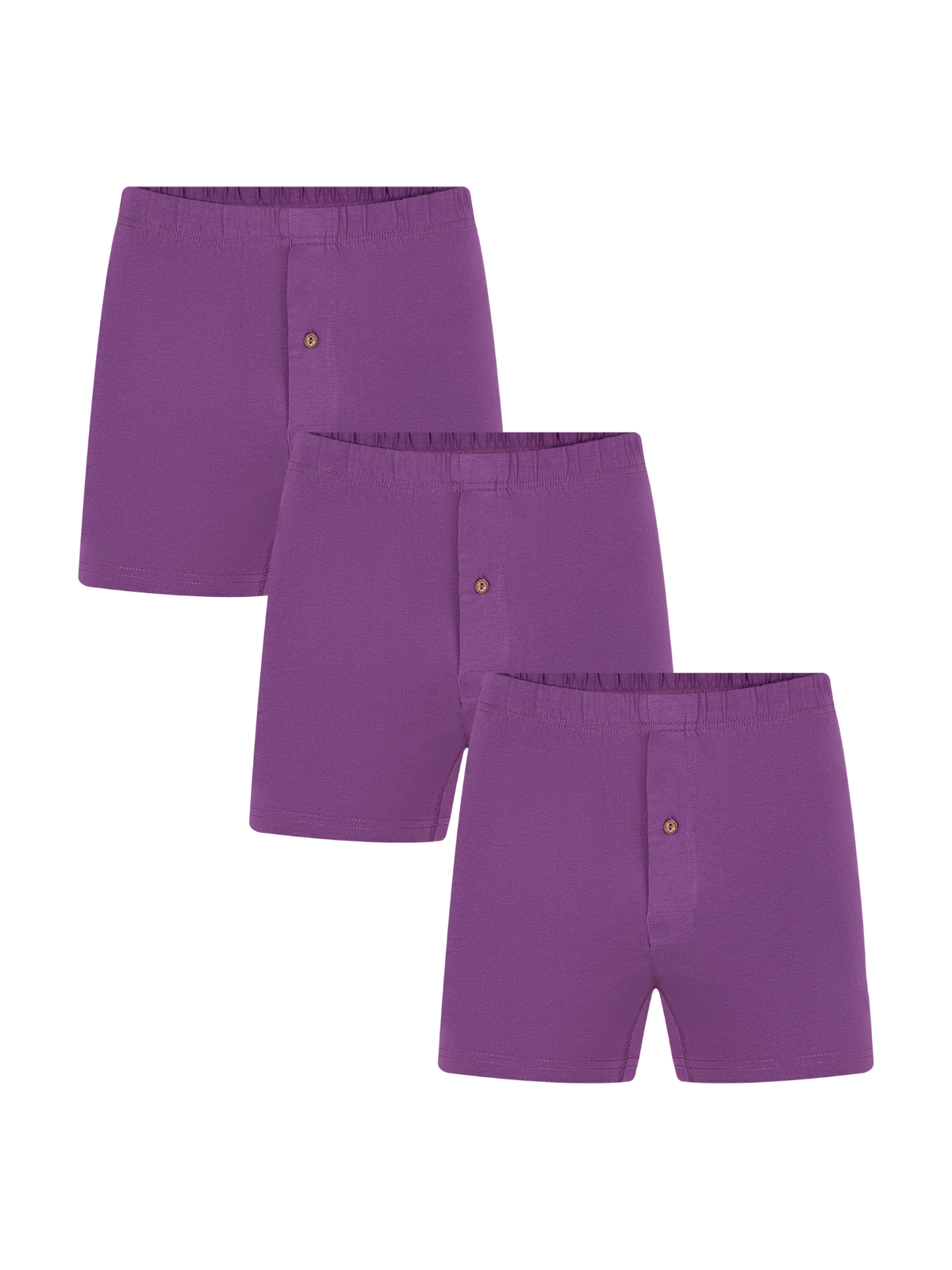 Men's Boxer Shorts, Wineberry 3-Pack