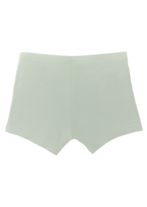 Boys' Retro Shorts, Iceberg Green — Albero Natur, view 2