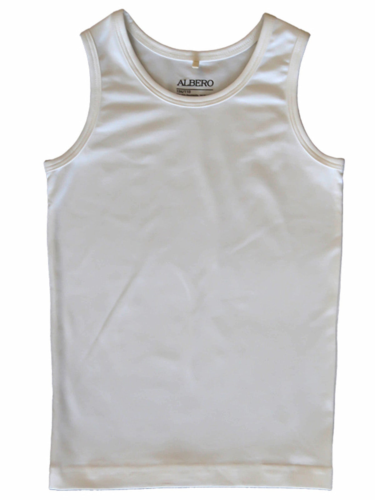 Boys' Vest Top, Natural White