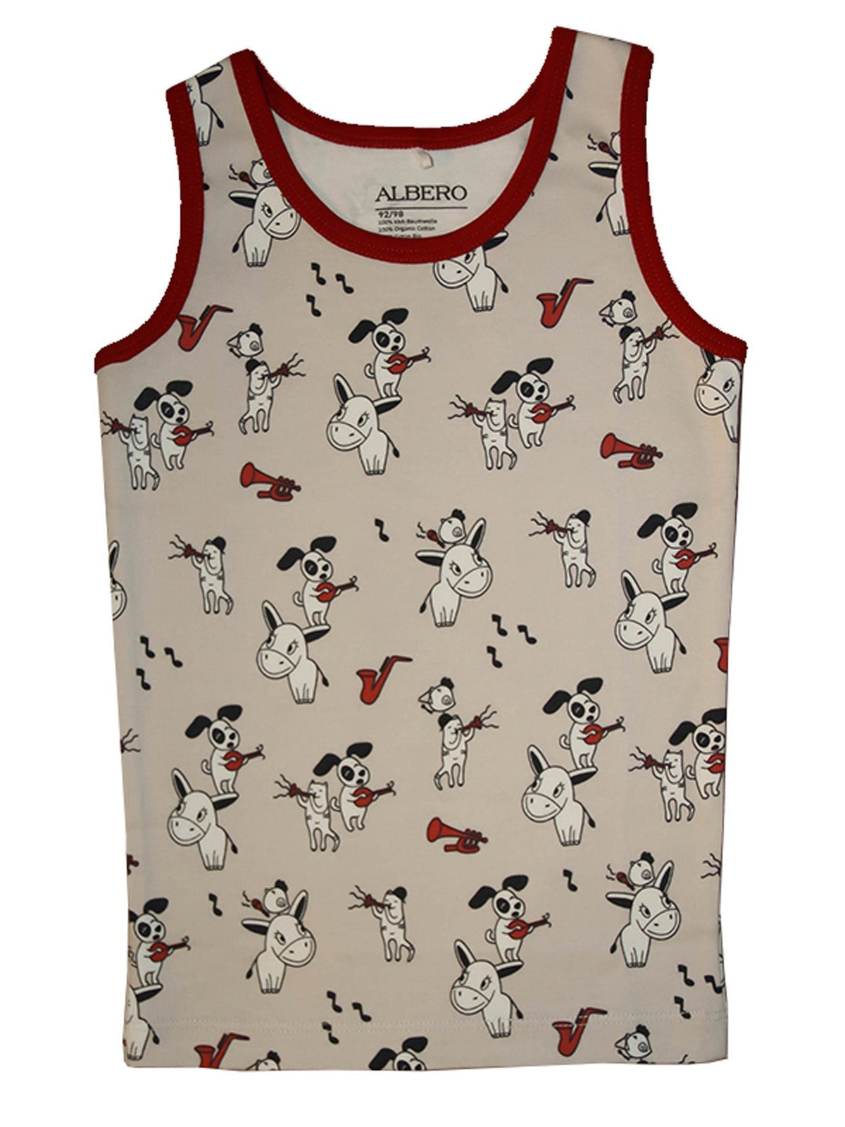 Boys' Vest Top, Beige