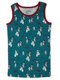 Boys' Vest Top, Turquoise