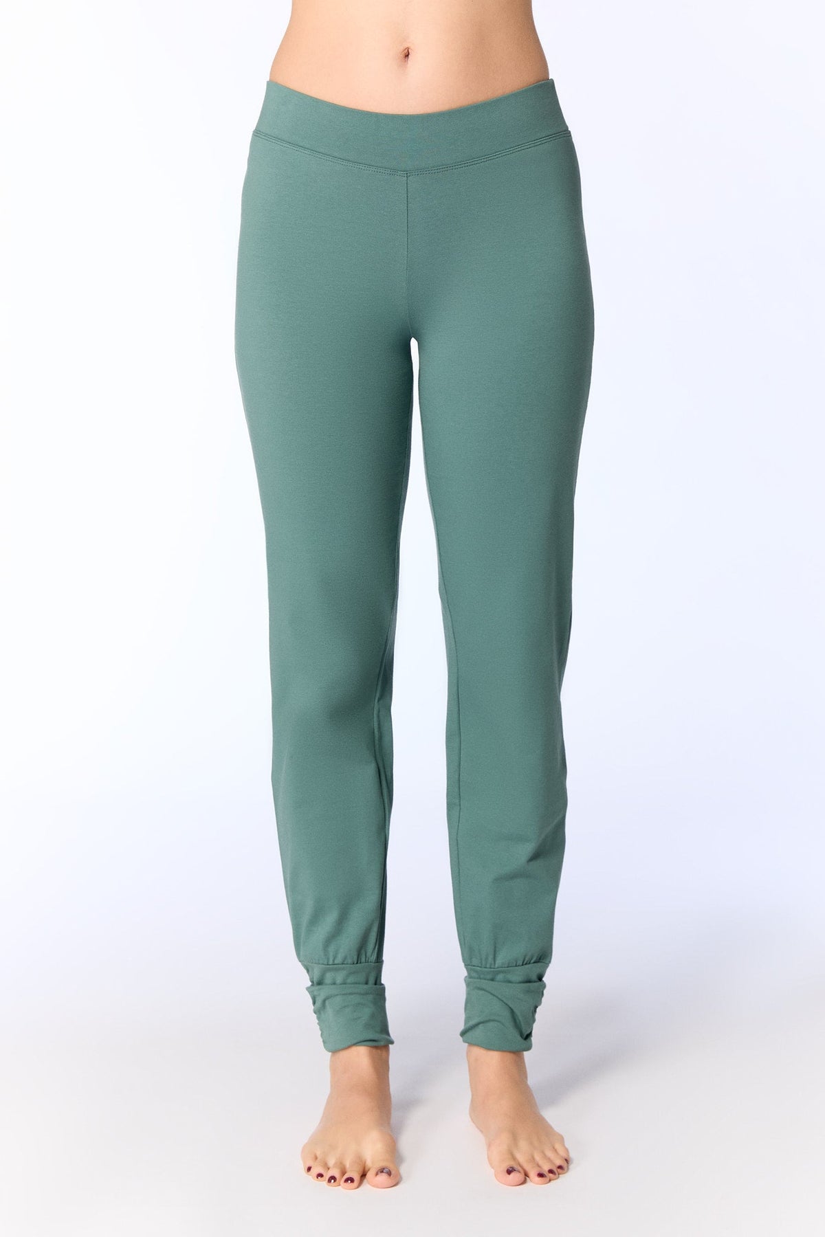 Women's Yoga Trousers, Green Blue