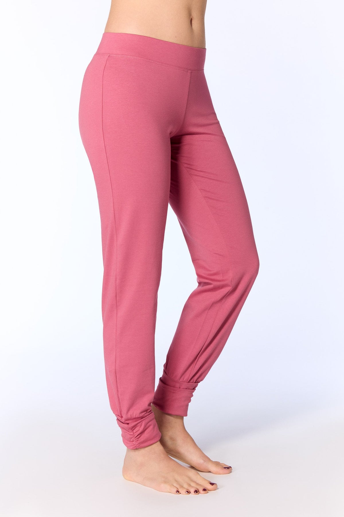 Women's Yoga Trousers, Rose Wine