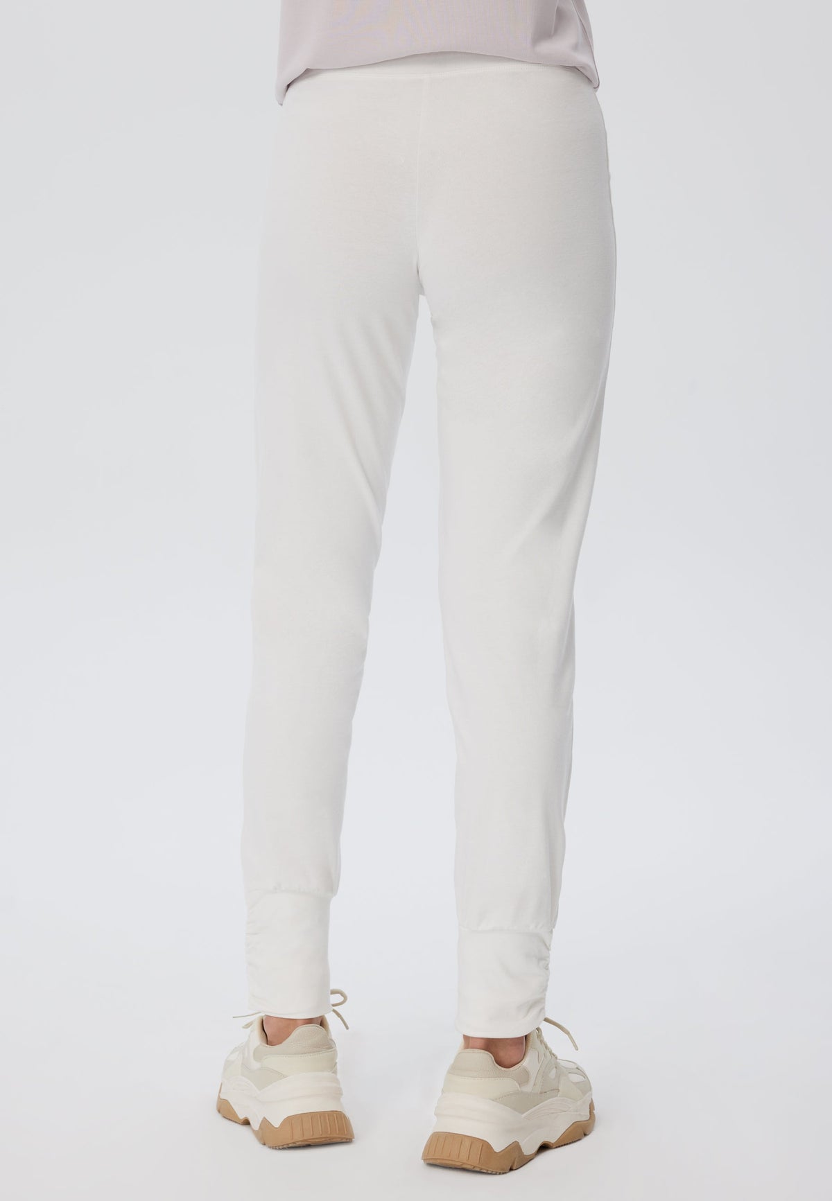 Women's Yoga Trousers Stretch, Natural White