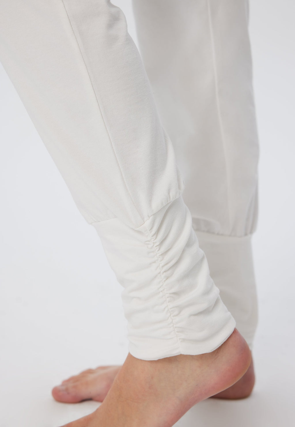 Women's Yoga Trousers Stretch, Natural White