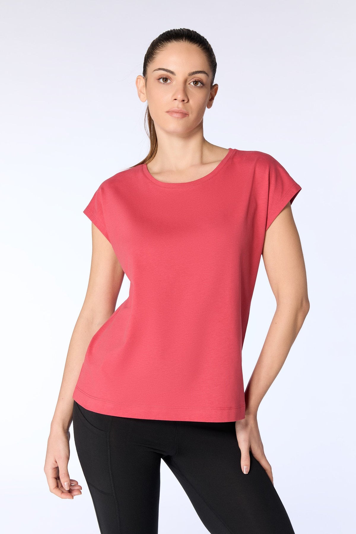 Women's Oversize Shirt, Cardinal Red