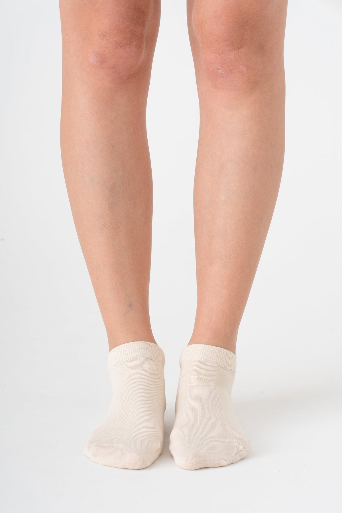 Unisex Trainer Socks, Natural (6-Pack) — Albero Natur
